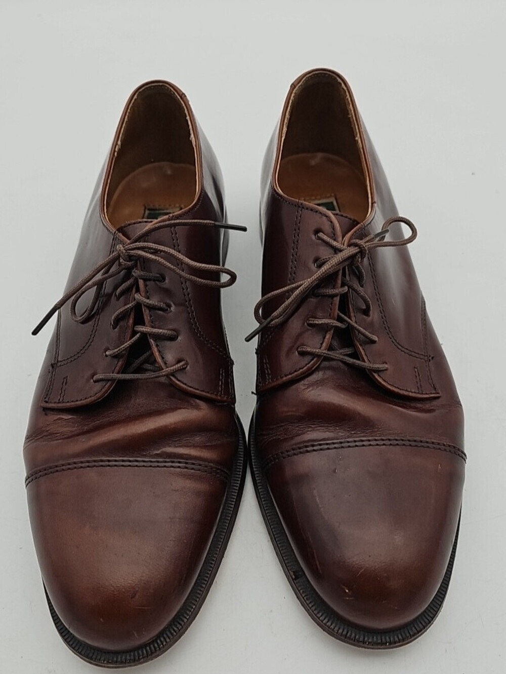 Cole Haan Mens Dress Shoes Size 10D Cap Toe Oxford Brown Style 288320 8004